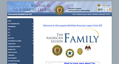 Desktop Screenshot of mnlegion435.org